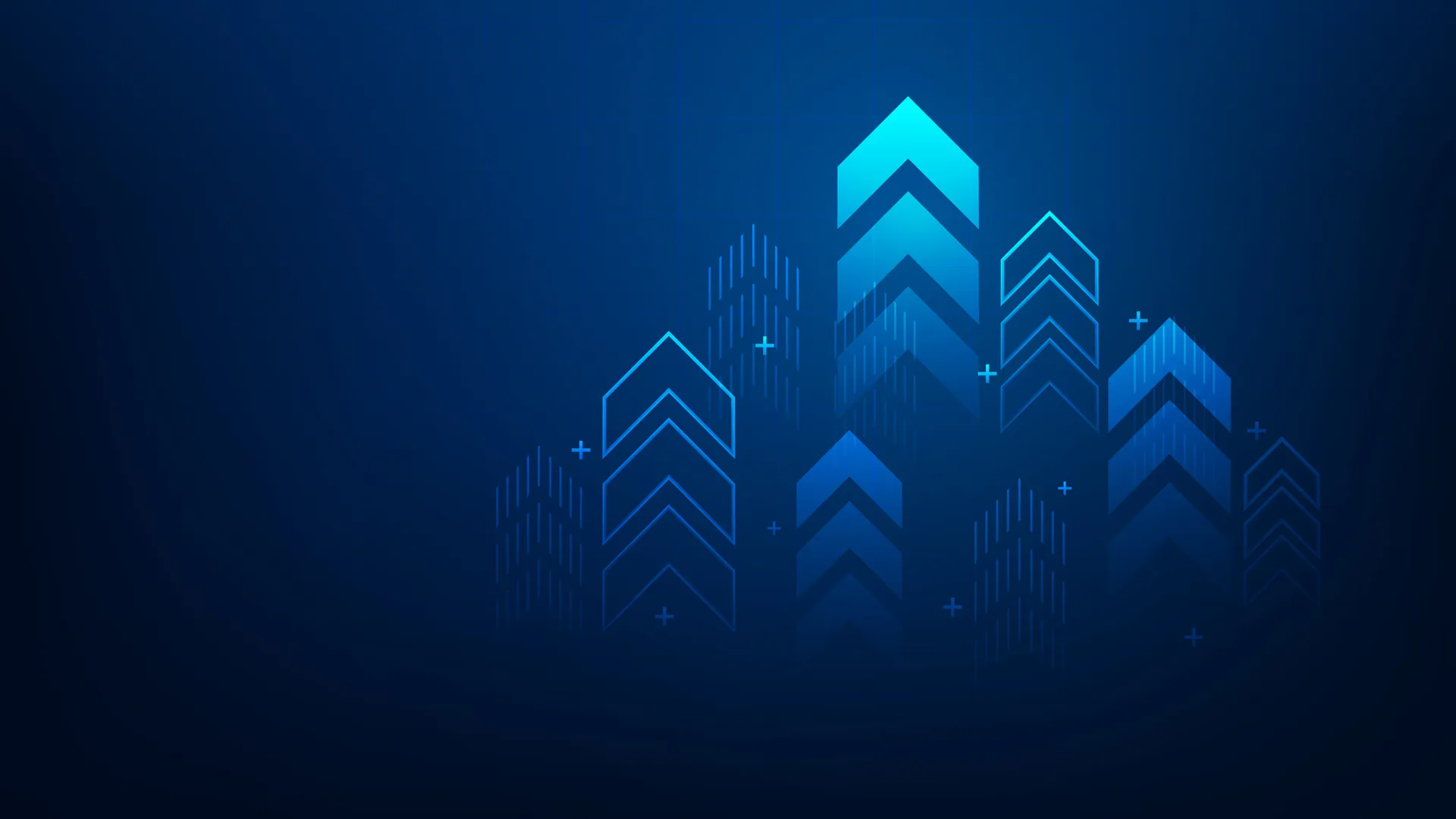 Abstract upward arrows representing tax-aware reinvestment planning